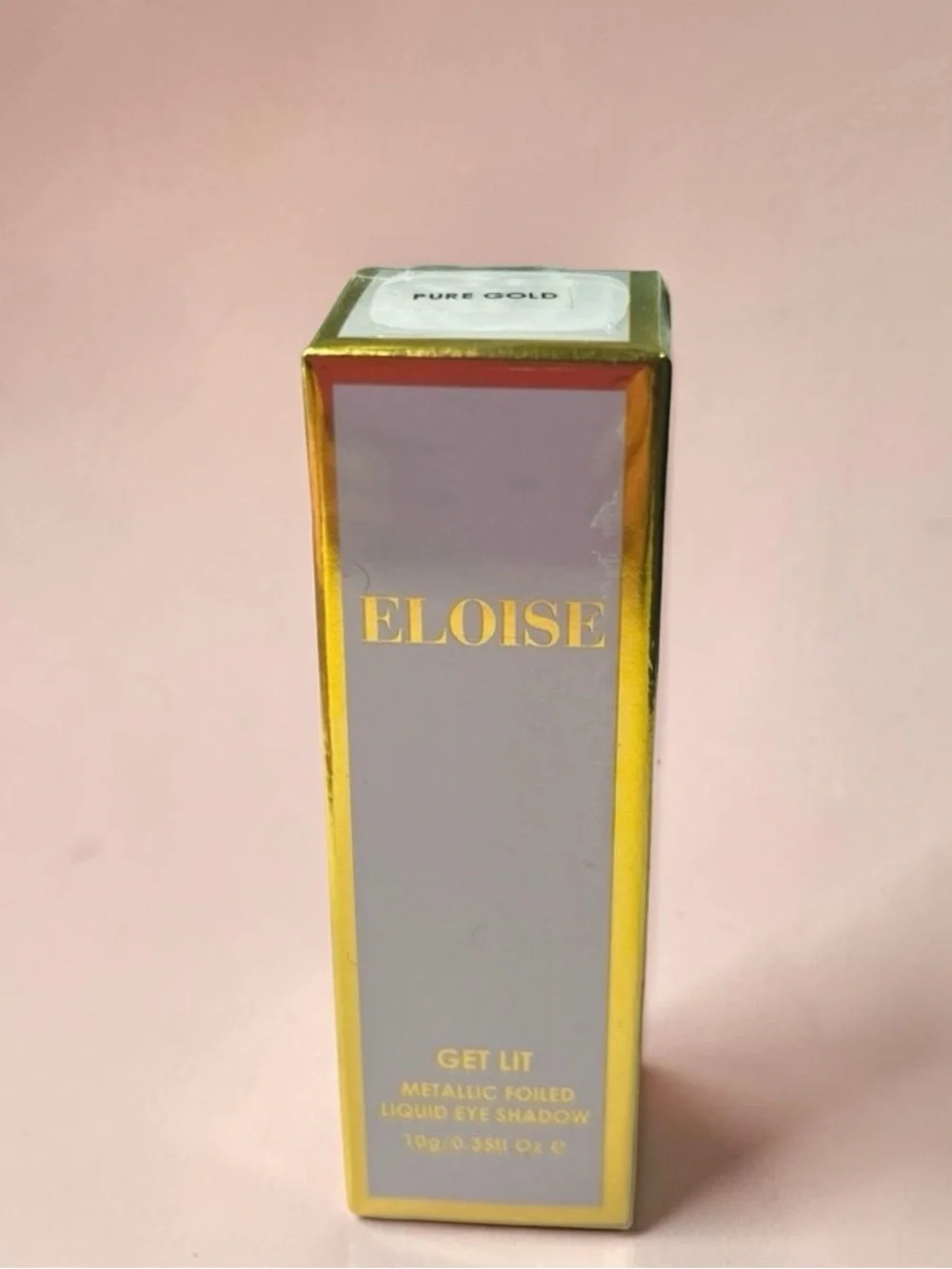 🌈 Eloise Metallic Gold Liquid Eye Shadow | Pure Gold